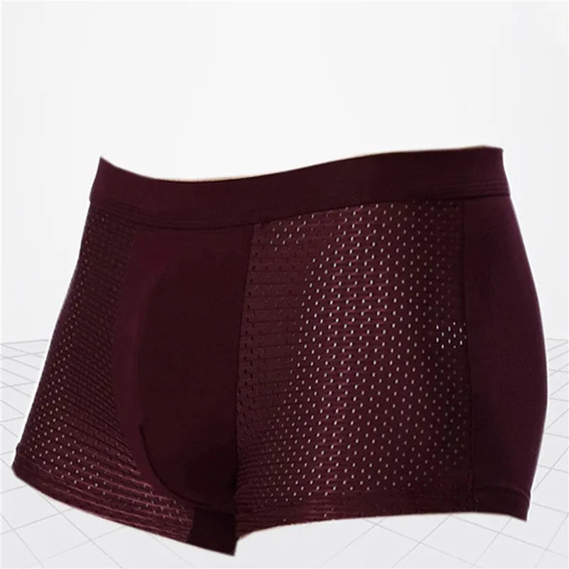 BAMBOO FIBRE BOXER SHORTS - FOR ALL-DAY COMFORT - 10 PACK