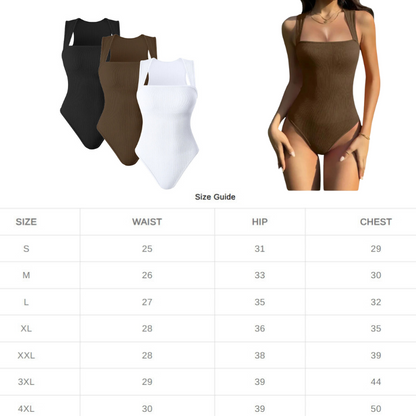 Sleeveless Tummy Control Tank Tops Bodysuits