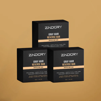 Zindory - Barra inversa para cabello gris