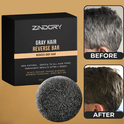 Zindory - Barra inversa para cabello gris