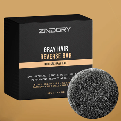 Zindory - Barra inversa para cabello gris